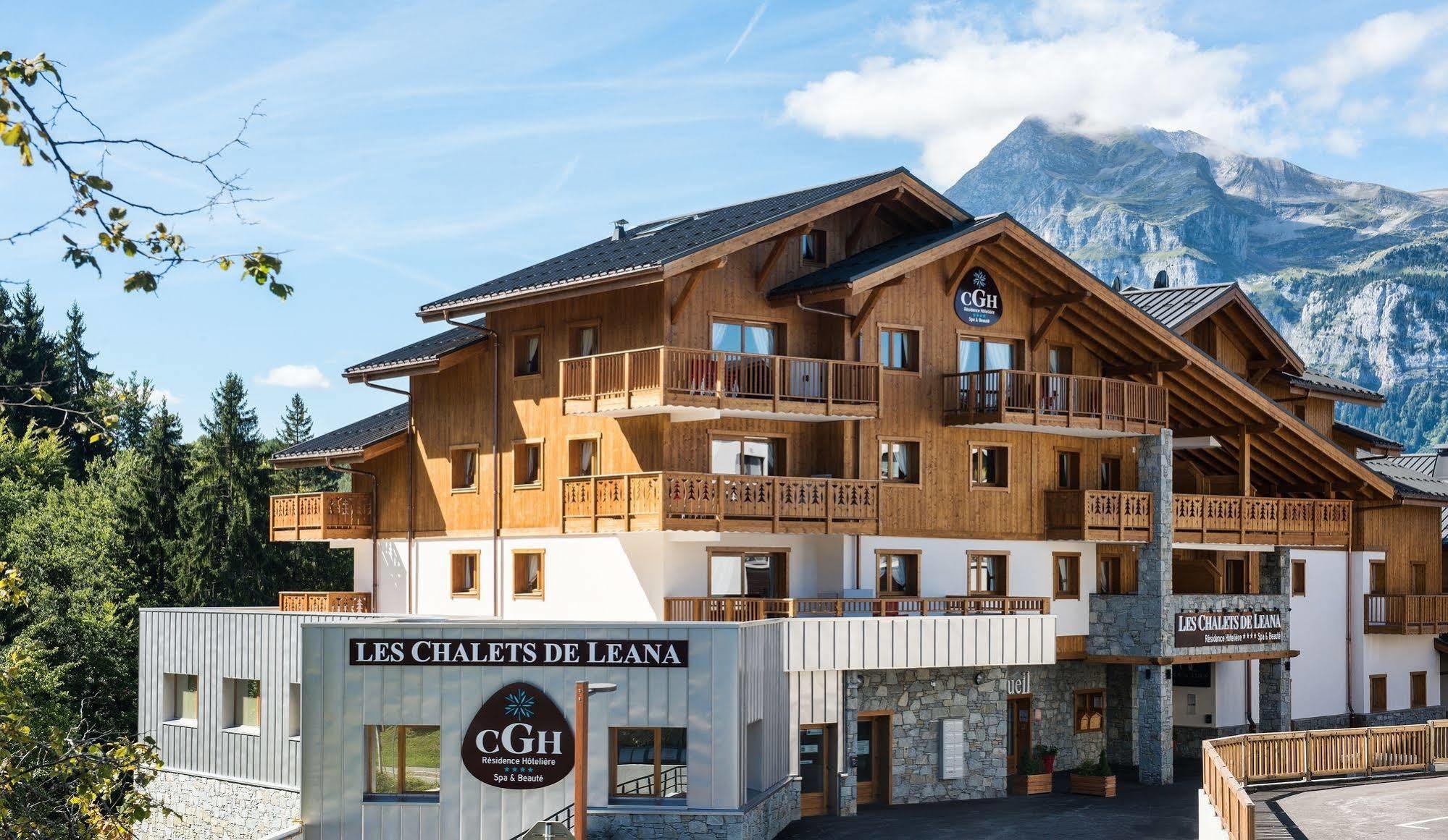 Cgh Residences And Spa Les Chalets De Leana Les Carroz d'Araches Buitenkant foto